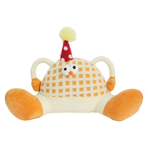 Coussin de nuque ergonomique pour appuie-tête de voiture, motif petit monstre mignon, avec rembourrage en PP, support lombaire confortable pour siège auto - Product Image 3