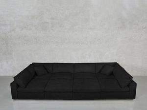 मिनिमलिस्ट वाटरप्रूफ फैब्रिक काउच कम्फर्ट क्लाउड कॉम्बिनेशन सोफा बेड लिविंग रूम मॉड्यूलर पिट सेक्शनल सोफा - Product Image 4