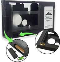 Adaptateur de cassette VHS-C pour caméscopes, commande mécanique, plastique, usage domestique, pour lecteur vidéo, lecteur de cassette vidéo, VHS numérique