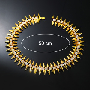 สร้อยคอแฟชั่นดีไซน์เรขาคณิตแบบเรียบง่าย สไตล์ฮิปฮอป วัสดุอัลลอยด์ สำหรับผู้ชาย ขายดีประจำปี 2026  ขายส่งเครื่องประดับอินเทรนด์ - Product Image 5