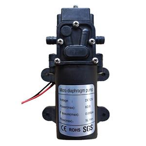 Pompe à eau auto-amorçante à pulvérisation 12V60W DC, booster à <span class=keywords><strong>reflux</strong></span>, diaphragme, pression 0,6 MPa, débit 5 L/min, plastique, ASEAN Afrique - Product Image 4