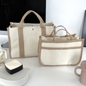 2025 coreano Ins moda mamá bolsa de lona de gran capacidad solo hombro bandolera multifuncional portabebés - Product Image 3