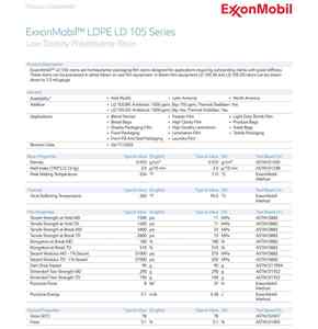 LDPE LD 105.BR MFR2 Homopolymère Moulage par compression Moulage par compression Granulés Ldpe Granulés vierges pour film de congélation - Product Image 3