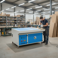 Planche de travail à ponçage plat, table de polissage horizontale avec système d'évacuation des poussières