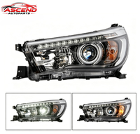 Phare avant halogène de style OEM pour Toyota Hilux Revo 2015 2016 2017 2018 2019, ensemble de phares de remplacement, accessoires de voiture