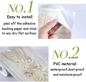 Carta da parati impermeabile bordo 3D modello decorazione da <span class=keywords><strong>parete</strong></span> rimovibile autoadesivo cucina bagno piastrelle adesivo adesivo - Product Image 2