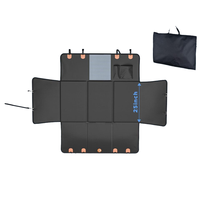 Housse de siège de voiture Joysing en cuir polyuréthane pour chien, fond dur étanche avec fenêtre en maille, extension de siège arrière pour hamac pour animaux de compagnie