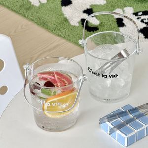 Seau à glace en forme de bateau en acrylique transparent avec éclairage LED - 8L, refroidisseur moderne pour bars et fêtes - Product Image 5
