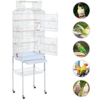 Cage à oiseaux Yaheetech 64'' à toit ouvert pour perruches, agapornis, pinsons