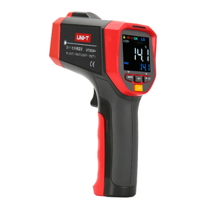 UNI-T เครื่องวัดอุณหภูมิอินฟราเรดแบบไม่สัมผัสสำหรับอุตสาหกรรม หน้าจอสี HD การวัดอุณหภูมิ UT302A+ IR Gun - Product Image 1