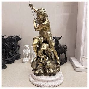 Famosa Estatua Clásica Griega <span class=keywords><strong>de</strong></span> Bronce del <span class=keywords><strong>Tridente</strong></span> <span class=keywords><strong>de</strong></span> Poseidón, Estatua <span class=keywords><strong>de</strong></span> <span class=keywords><strong>Neptuno</strong></span> en Venta - Product Image 4