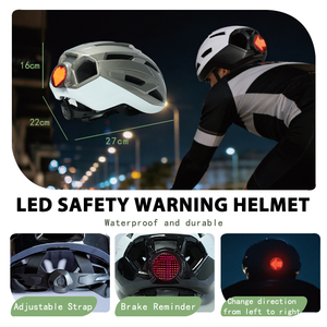 Hoge kwaliteit waterdichte slimme LED-helm met volledige APP-bediening, duurzame constructie, mooi uiterlijk, verbeterde veiligheid - Product Image 4