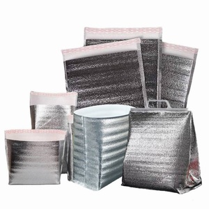 Sac isotherme en aluminium imprimé sur mesure, sac isotherme réutilisable pour aliments, sac isotherme pour le déjeuner, emballage alimentaire - Product Image 2