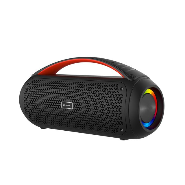 Factory Supply Active Surround Sound Colorful Light Karaoke Speakers Powered Bluetooth Speakers Home and Party