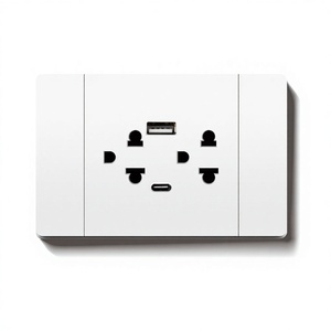 Prise murale domestique de type 118, interrupteurs et prises murales thaïlandais, électricité domestique AC 110/250V - Product Image 6