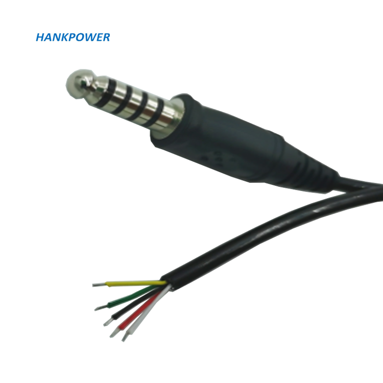 7.1mm 5極オーディオケーブル 7.1オス-5芯オープン ゲームレーシング
