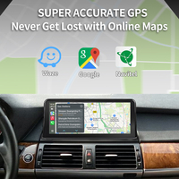 Lecteur multimédia GPS pour voiture avec système Linux 10,25 pouces, intégrant CarPlay et Android Auto pour BMW X5 E70/X6 E71