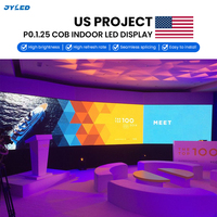 İç Mekan P1.25 COB İnce Pikselli LED Video Duvar 3840Hz Ön Servisli Konferans Salonu Yönetim Kurulu Odası Ekranı 600x337.5mm