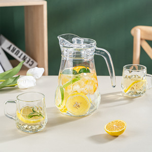 Ensemble de carafes à eau haut de gamme <span class=keywords><strong>en</strong></span> diamant, cinq pièces, pour événements d'inauguration et cadeaux de conférence, usage domestique - Product Image 3