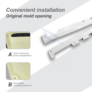 Para 22- Subaru BRZ ZD8 y Toyota GR86 Estilo Blitz Extensión de faldón lateral de fibra de vidrio GR86 y BRZ Extensión de faldón lateral - Product Image 3