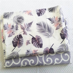 Basho Feuille Enfant Literie 100% Coton Sergé Tissu Imprimé Coton Tissé Hebei Teint Uni Conceptions Personnalisées Acceptées 10 Mètres pour Sacs - Product Image 3