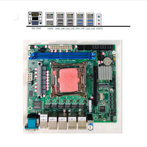 BKHD Custom DIY C612 10 Bay NAS ITX E5-2600 v3/v4 Haswell-EP Broadwell-EP C612 6Lan Motherboard For Soft Router E5 X99 Server - Product Image 5