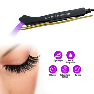 หลอดไฟยูวีสำหรับต่อขนตาพร้อมแหนบ LED ระบบอบแห้งเร็วด้วยกาวยูวีสำหรับต่อขนตา พร้อมแป้นเหยียบ - Product Image 3