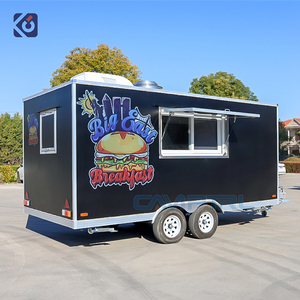 <span class=keywords><strong>Remorque</strong></span> alimentaire mobile CAMPTRL avec cuisine complète pour pizza, café, food truck, chariot à glaces, chariot à hot-dogs, barbecue, restaurant mobile - Product Image 2
