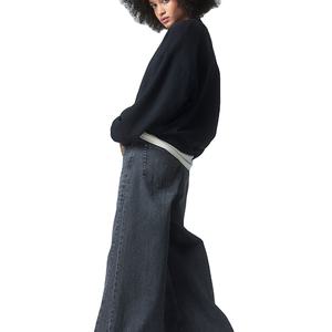 ขายส่งผ้าฝ้ายสุภาพสตรีว่างเปล่ายิมแขนยาววอร์มเสื้อสตรีออกแบบโลโก้ที่กําหนดเองเสื้อกันหนาวหมวกสําหรับสุภาพสตรี - Product Image 1