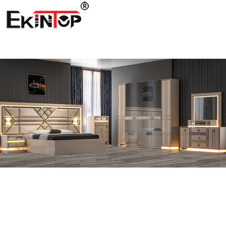 Ekintop Queen Bed Luxury European Bedroom Furniture Set