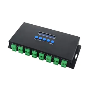 Controlador SPI Ws2811 Dmx Artnet Digital Led-Pixel-Controller, Controlador de 16 puertos Artnet a Spi Pixel