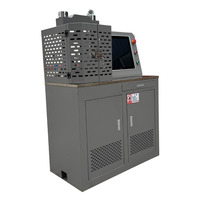 Machine d'essai de compression et de flexion du ciment entièrement automatique, testeur hydraulique de mortier pour laboratoire de construction