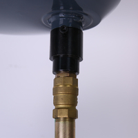 Tambour de stockage de gaz de 20 gallons Autos Réservoir de transfert de carburant en acier Pompe à pression d'air égouttoir d'huile usagée pour lavage de voiture