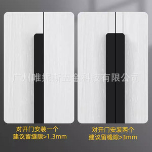 Modern Minimalist Aluminum Alloy Cabinet Handle Bar Pull For Drawer <b>Door</b> Surface Decoration Easy Installation - Product Image 4