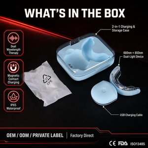 Dispositivo LED Recargable para Acelerar la Curación de <span class=keywords><strong>Invisalign</strong></span> con Luz Roja, Alivia las Encías y Reduce la Inflamación Después de los Ajustes, OEM - Product Image 5