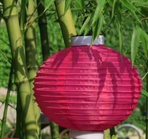 Le jardin solaire allume la lampe décorative de vacances de lanterne chinoise extérieure de <span class=keywords><strong>papier</strong></span> - Product Image 2