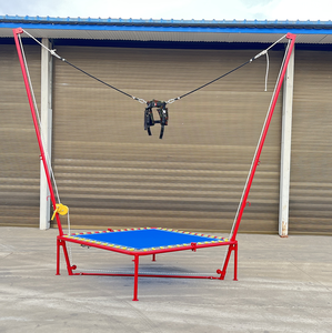Vente flash, prix d'usine, trampoline à corde élastique pour enfants, lit de saut pliable, trampoline à ressorts, équipement de <span class=keywords><strong>fitness</strong></span> à corde élastique - Product Image 5