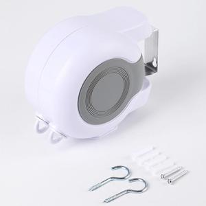 Bobine de vêtements double ligne rétractable ABS pour outils de lavage de <span class=keywords><strong>linge</strong></span> - Product Image 2