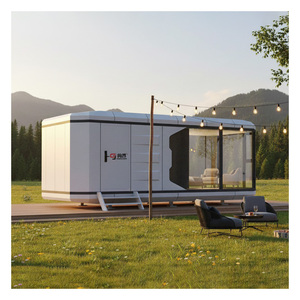 Casa Prefabricada Moderna, Mini Casa Móvil, Cápsula Espacial, Hotel Cápsula, Casa Tipo Nave Espacial - Product Image 1