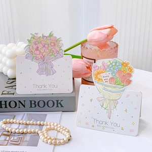 Cartes <span class=keywords><strong>de</strong></span> <span class=keywords><strong>remerciement</strong></span> 3D Pop-Up en forme <span class=keywords><strong>de</strong></span> bouquet floral avec enveloppes <span class=keywords><strong>pour</strong></span> mariage et fête prénuptiale - Product Image 2