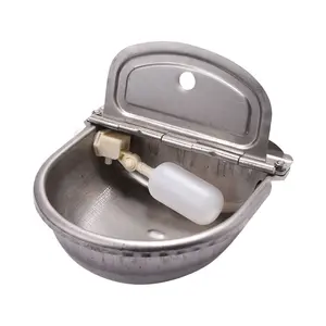 304 Stainless Steel Cow Water Bowl Automatic Float for Livestock Farm Horse Supplies Sheep Goat Cattle Drinker