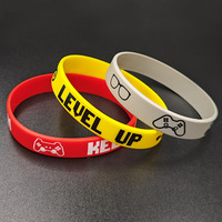 Bracelet en silicone Videoname Party, idéal pour les joueurs, hommes et femmes, pour les fêtes d'anniversaire, bracelet en silicone pour jeux