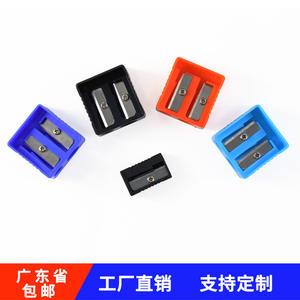 Taille-crayon en plastique à double et simple trou incliné - Product Image 2