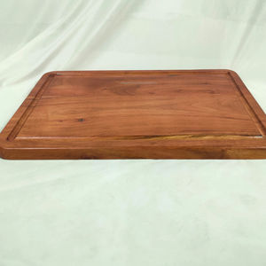 Tabla de Madera de Haya Ecológica para Servir y Cortar, Artesanía en Madera, Bandeja para Servir con Asa, Tabla Reversible para Cocina - Product Image 1