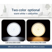 Ampoules LED GU10 5W Dimmables Angle de Faisceau Réglable Spot de Plafond COB pour Hôtel Espace Commercial Bureau Résidentiel Aluminium