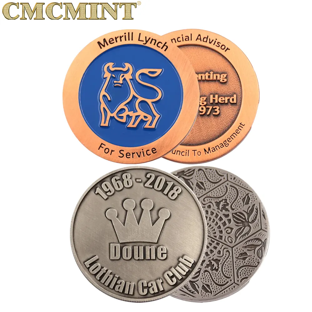 New Design Metal Trophies Award Silver Souvenir Medals China