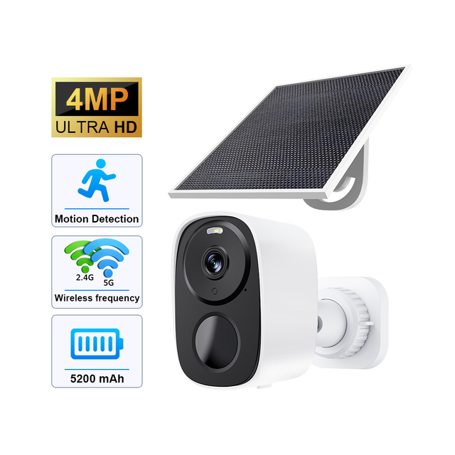 CB54Q 4MP WiFi Camera Outdoor Wireless | 5200mAh Rechargeable Battery | Smart Home Security with O-KAM Pro