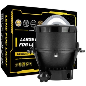 Lente de Proyector de 3.0 Pulgadas y 12v, Lámpara Antiniebla Universal con Tres Sistemas de Color para Automóvil - Product Image 1