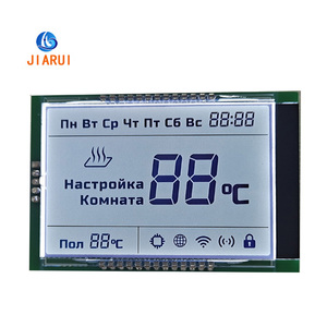 หน้าจอ LCD ขนาดใหญ่แบบปรับแต่งได้2 4 5 6 7 8หลัก7ส่วนหน้าจอ LCD แบบสะท้อนแก๊สจอแสดงผลตัวควบคุมเซ็นเซอร์อุณหภูมิ - Product Image 3