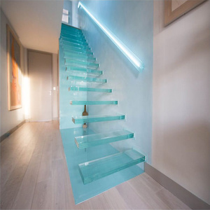 Giao Hàng Nhanh Chóng Hình Chữ U Thương Mại Nổi Cầu Thang Thiết Kế Hiện Đại Với Kính Teads Thông Tư Cầu Thang Khuyến Mãi Mới Nhất Phong Cách - Product Image 3